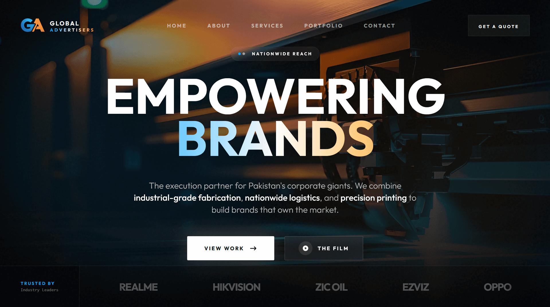 Immersive Hero Experience