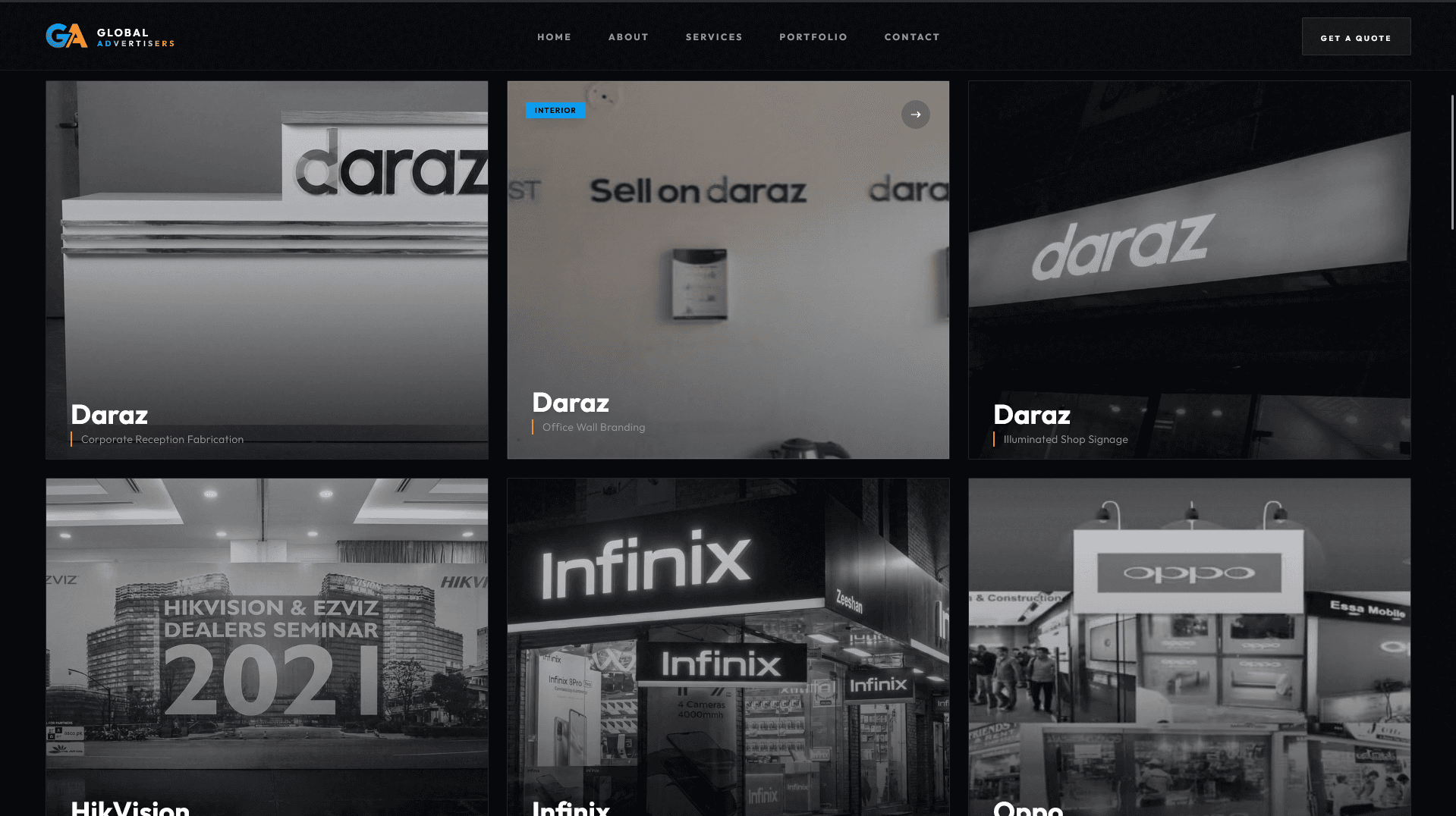 Instant-Load Portfolio Grid